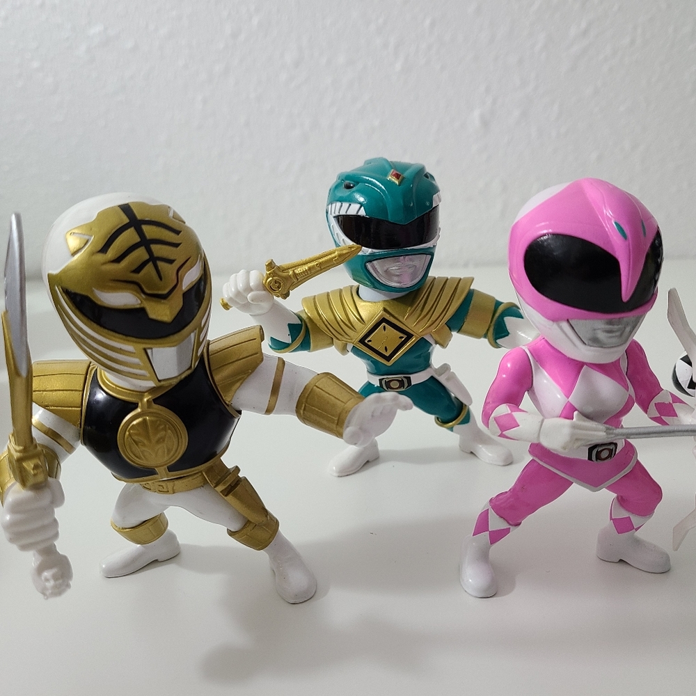Jada Toys Metals Die Cast Power Rangers 4" classic collectible 7 figures - Picture 2 of 8
